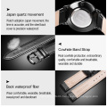 2019 Lover Watch Couple A Pair Hand Watch OLEVS 5868 Leather Strap Minimalist WaterProof Quartz Watch For Men And Women